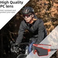 Unisex Polarized Cycling Sunglasses with TR90 Frame