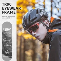 Unisex Polarized Cycling Sunglasses with TR90 Frame