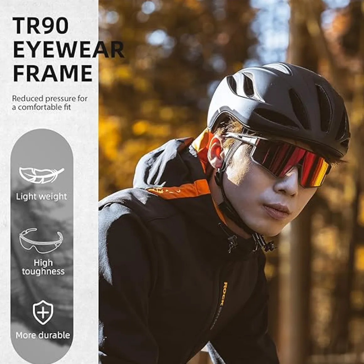 Unisex Polarized Cycling Sunglasses with TR90 Frame