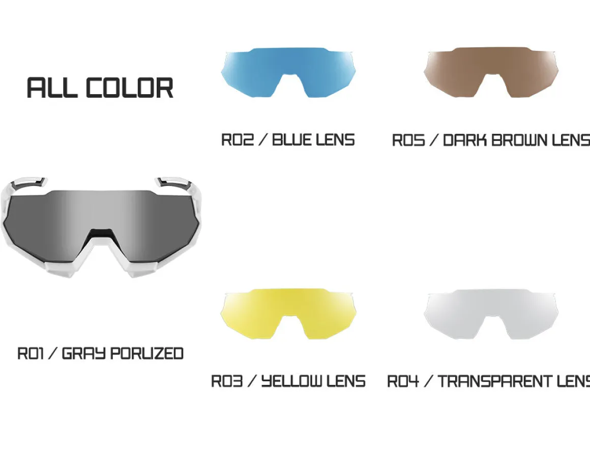 Unisex Polarized Sports Sunglasses (4-Lens Kit)