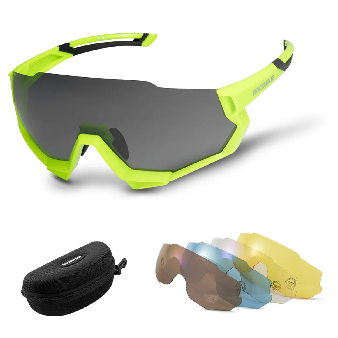 Unisex Polarized Sports Sunglasses (4-Lens Kit)