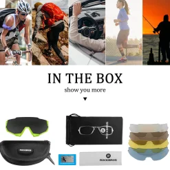 Unisex Polarized Sports Sunglasses (4-Lens Kit)