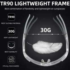 Unisex Transition Sports Sunglasses for Cycling