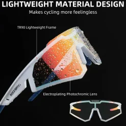 Unisex Transition Sports Sunglasses for Cycling