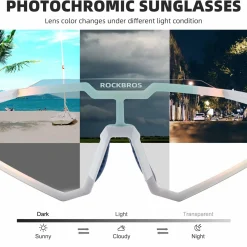 Unisex Transition Sports Sunglasses for Cycling