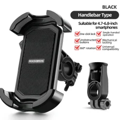 Universal Bike Phone Holder for Handlebar & Mirror