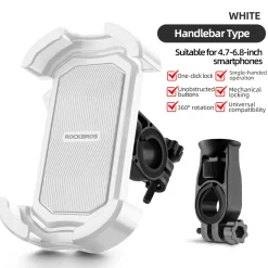 Universal Bike Phone Holder for Handlebar & Mirror