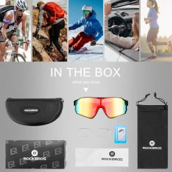 UV400 Polarized Sunglasses for Cycling
