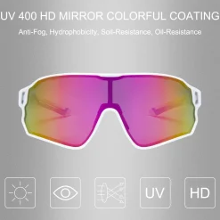 UV400 Polarized Sunglasses for Cycling