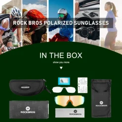 UV400 Polarized Sunglasses for Cycling