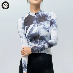 Velonuts Women Cycling Jersey Breathable Long Sleeve Pro Team MTB/Road Jersey