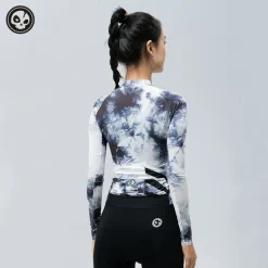 Velonuts Women Cycling Jersey Breathable Long Sleeve Pro Team MTB/Road Jersey