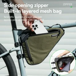 VERDANT REST Bike Frame Bag 1.5L
