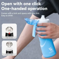 Water Bottle Angled Straight-Fold Soft