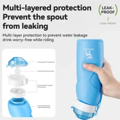 Water Bottle Angled Straight-Fold Soft