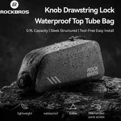 100% Waterproof Bike Frame Bag 0.9L