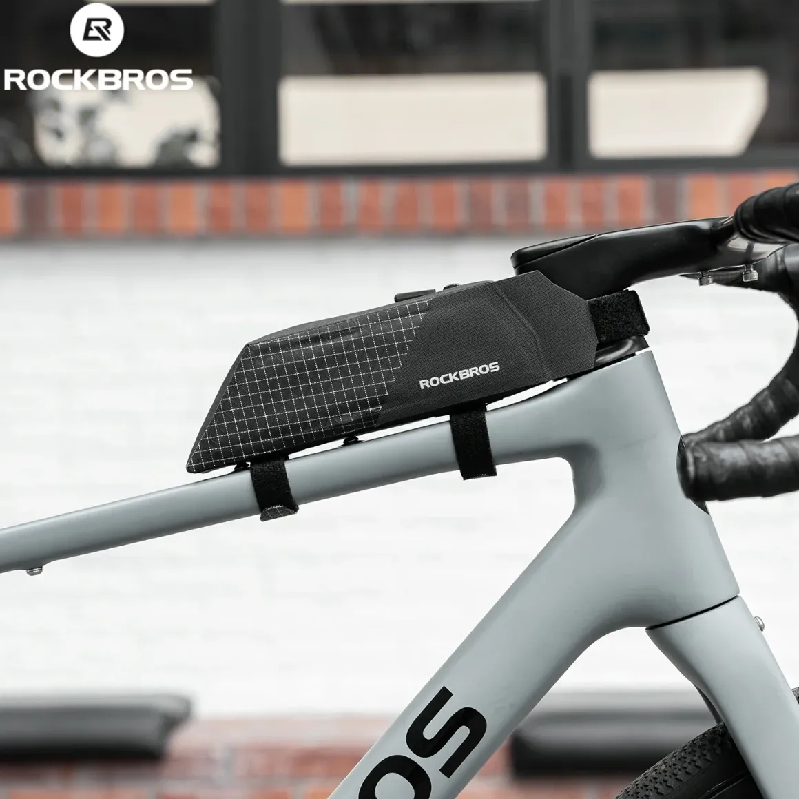 100% Waterproof Bike Frame Storage Bag Top Tube Bag 0.6L