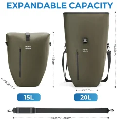 Waterproof Bike Pannier Bag 20L AS-166