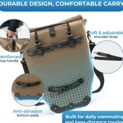 Waterproof Bike Pannier Bag 20L AS-166