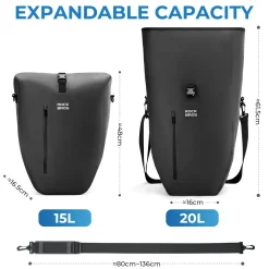 Waterproof Bike Pannier Bag 20L AS-166