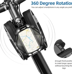 Waterproof Bike Phone Mount Frame Bag