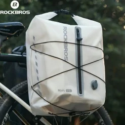 100% Waterproof Bike Rack Bag Lightweight 23L