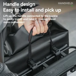 100% Waterproof Bike Rack Bag Lightweight 23L