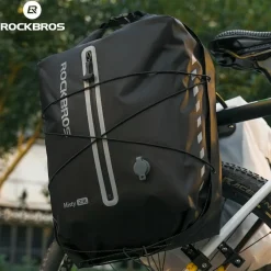 100% Waterproof Bike Rack Bag Lightweight 23L