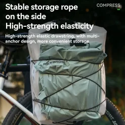 100% Waterproof Bike Rack Bag Lightweight 23L