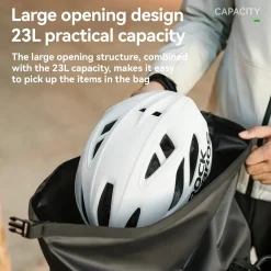 100% Waterproof Bike Rack Bag Lightweight 23L
