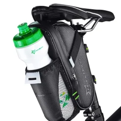 Waterproof Bike Saddle Bag with Bottle Holder