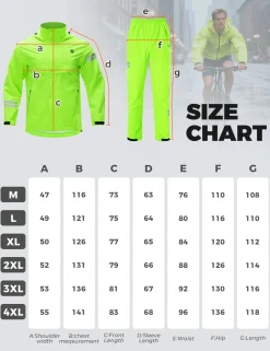 Waterproof Jacket Trousers Set YPY028
