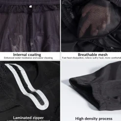 Waterproof Overtrousers for Men Women with Reflective