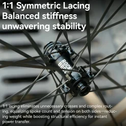 WAVE RIM Bike T700 Carbon Wheelset
