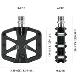 Wide Flat Pedals