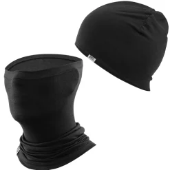 Winter Cap and Face Mask Set Merino Wool Thermal