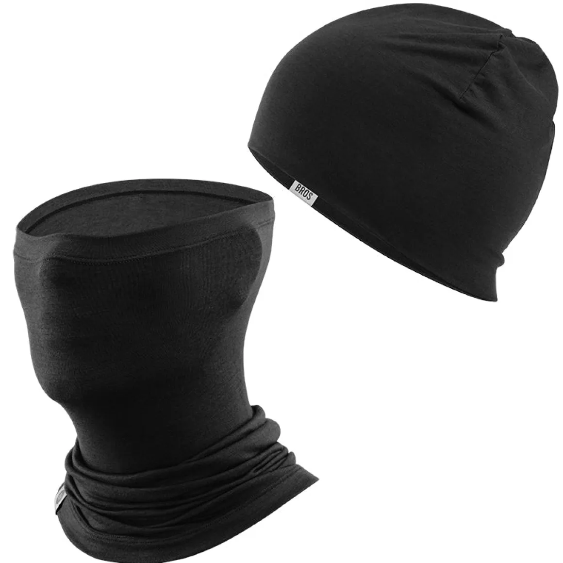 Winter Cap and Face Mask Set Merino Wool Thermal