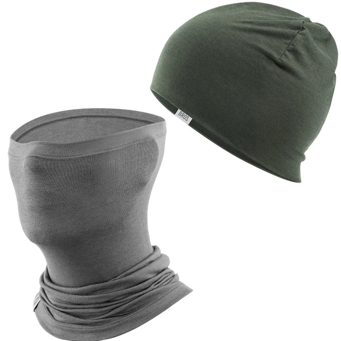 Winter Cap and Face Mask Set Merino Wool Thermal