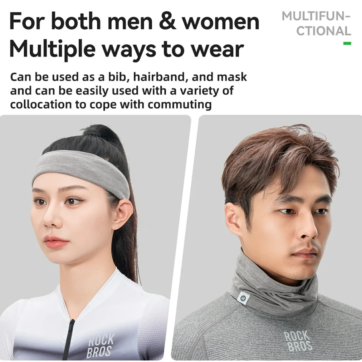 Winter Cap and Face Mask Set Merino Wool Thermal