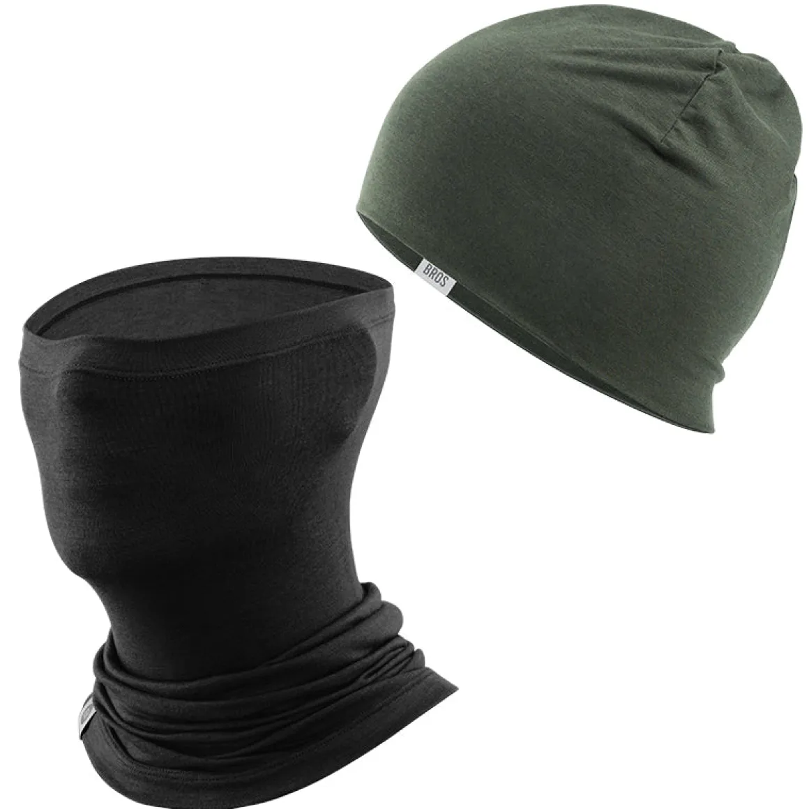 Winter Cap and Face Mask Set Merino Wool Thermal