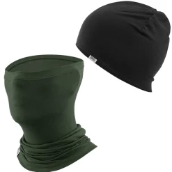 Winter Cap and Face Mask Set Merino Wool Thermal