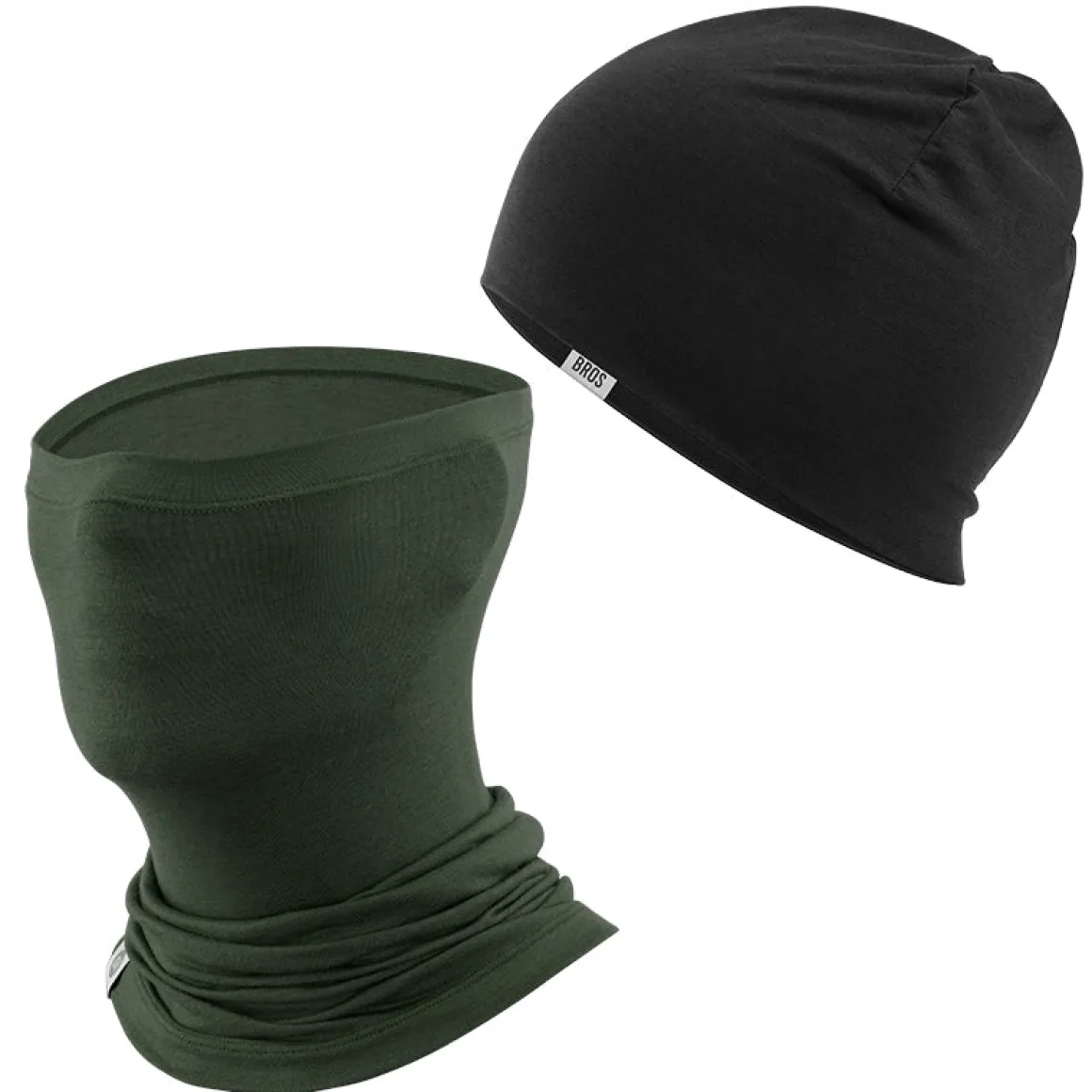Winter Cap and Face Mask Set Merino Wool Thermal
