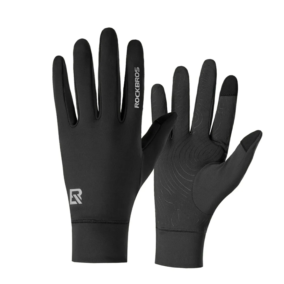 Winter Cycling Gloves Windproof Touch Screen Non-Slip Fleece Lined