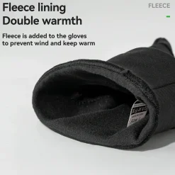Winter Cycling Gloves Windproof Touch Screen Non-Slip Fleece Lined