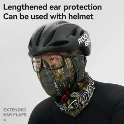 Winter Fleece 3 IN 1 Cycling Mask Hat Reversible