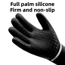 Winter Riding Gloves Water Repellent Full-Palm Silicone