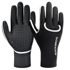 Winter Riding Gloves Water Repellent Full-Palm Silicone