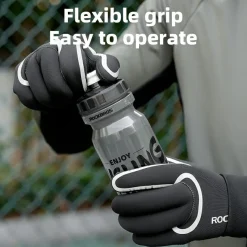 Winter Riding Gloves Water Repellent Full-Palm Silicone