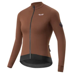 Women's Fleece Cycling Jersey Lightweight for 41–68 °F