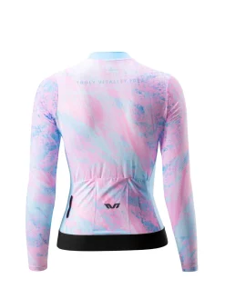 Women's TVI Long-Sleeve Cycling Jersey Sakura Mirage